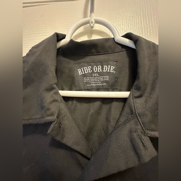 NWOT Ride or Die ROD Work Shirt - Bonnie & Clyde DIRTY MONEY - Picture 4 of 7